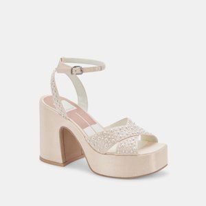 Dolce Vita - Wedding Heels - Wessi Pearl Heels - Vanilla Pearl 8.5